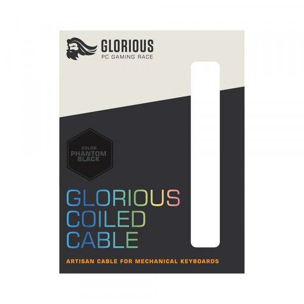 Glorious Coiled Cable Phantom Black  