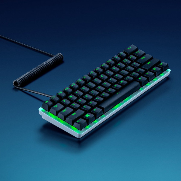 Razer PBT Keycap + Coiled Cable Upgrade Set Classic Black  