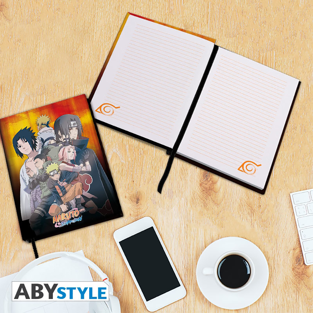 ABYstyle Notebook A5 Naruto Shippuden: Konoha Group ver.2