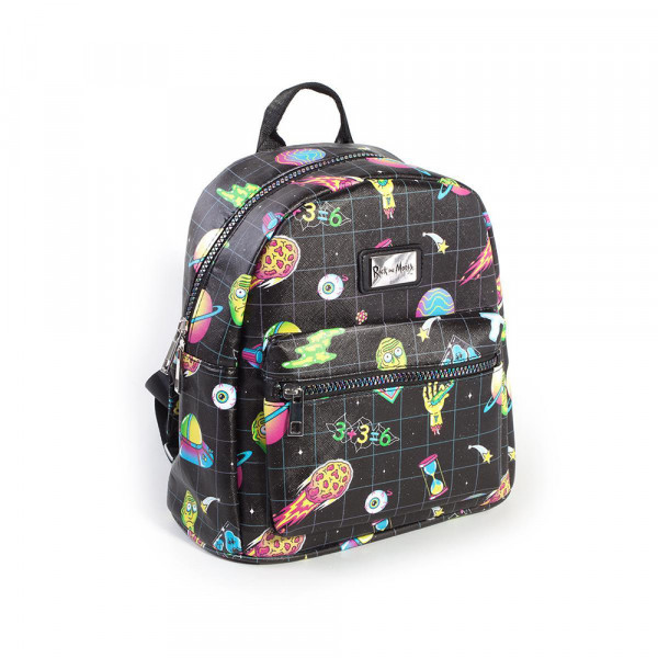 Difuzed Rick and Morty: All Over Sublimation Printed Ladies Backpack