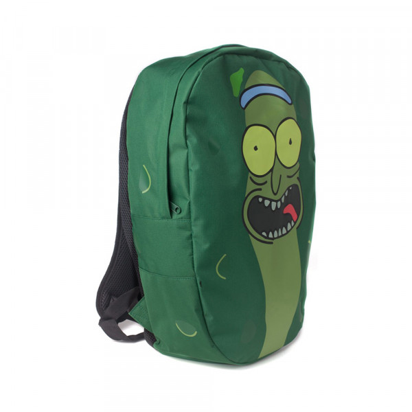 Difuzed Rick and Morty: Pickle Rick Shaped Backpack