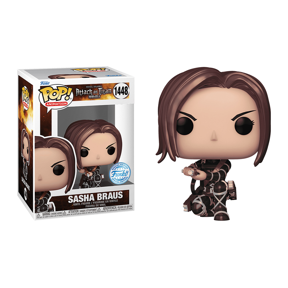 Funko Pop Animation Attack on Titan - Sasha Braus #1448 (Neu (gemäss