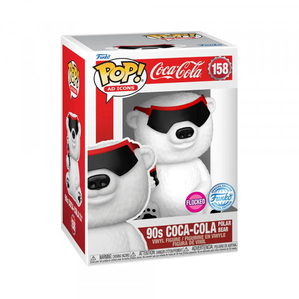 Funko POP! Coca-Cola: 90s Coca-Cola Polar Bear (Flocked)