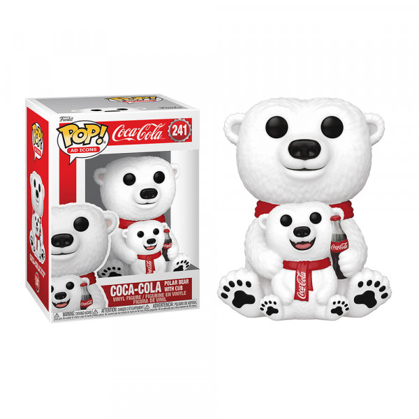 Funko POP! Coca-Cola: Coca-Cola Polar Bear with Cub (241)