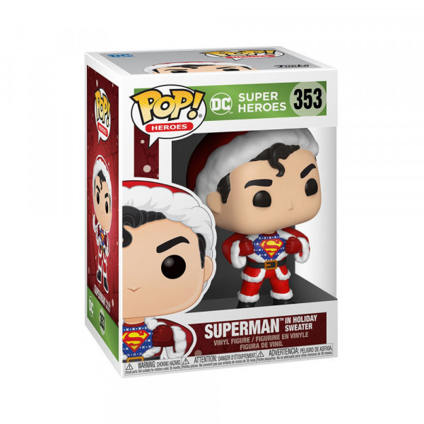 Funko POP! DC Super Heroes: Superman in Holiday Sweater