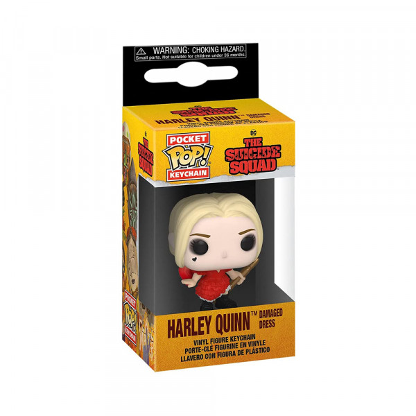 Funko POP! Keychain The Suicide Squad: Harley Quinn Damaged Dress