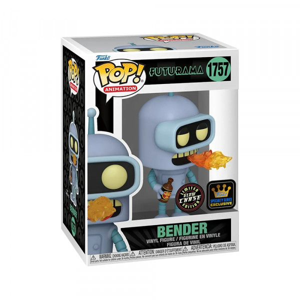 Funko POP! Futurama: Bender (1757) (Chase Glow Limited Edition)