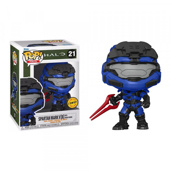 Funko POP! Halo: Spartan Mark V [B] with Energy Sword (Chase Limited Edition)