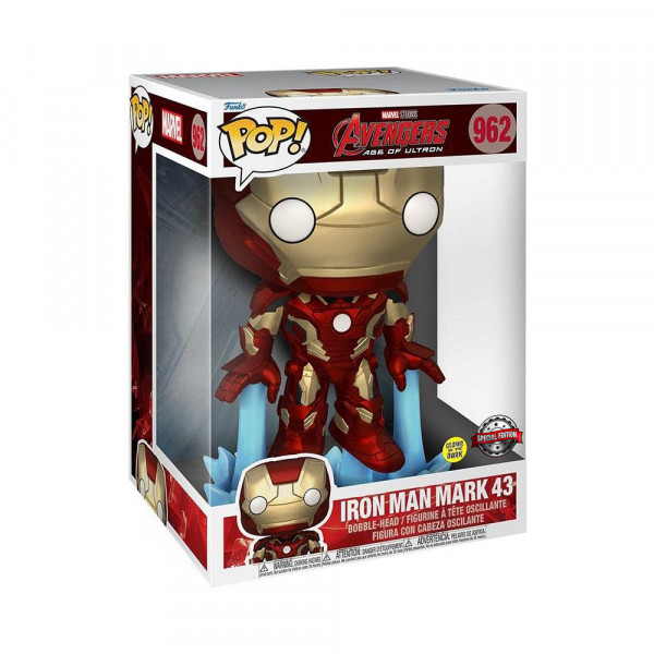 Funko POP! Marvel Avengers Age of Ultron: Iron Man Mark 43 (Glows in the Dark) 10"