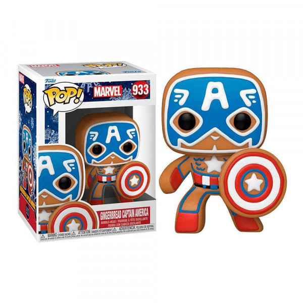Funko POP! Marvel Holiday: Gingerbread Captain America