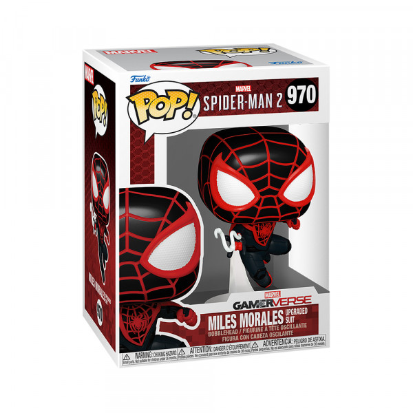 Funko POP! Marvel Spider-Man 2: Miles Morales Upgraded Suit