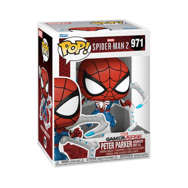 Funko POP! Marvel Spider-Man 2: Peter Parker Advanced Suit 2.0