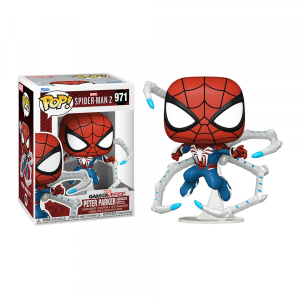 Funko POP! Marvel Spider-Man 2: Peter Parker Advanced Suit 2.0