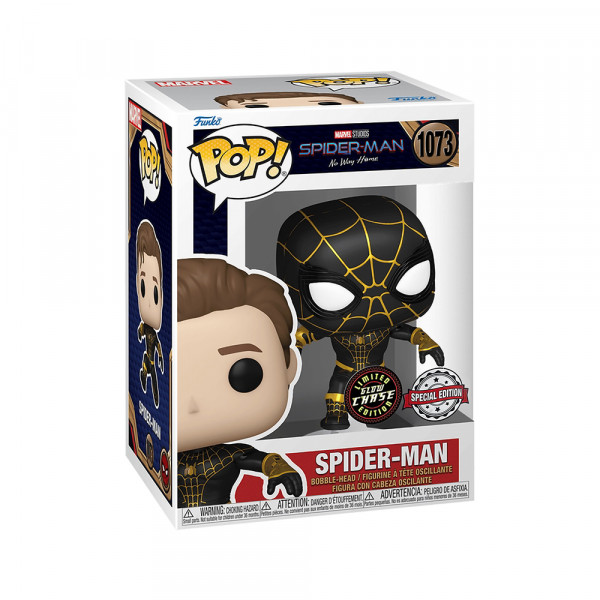 Funko POP! Marvel Spider-Man No Way Home: Spider-Man (65038) (Chase Glow Limited Edition)