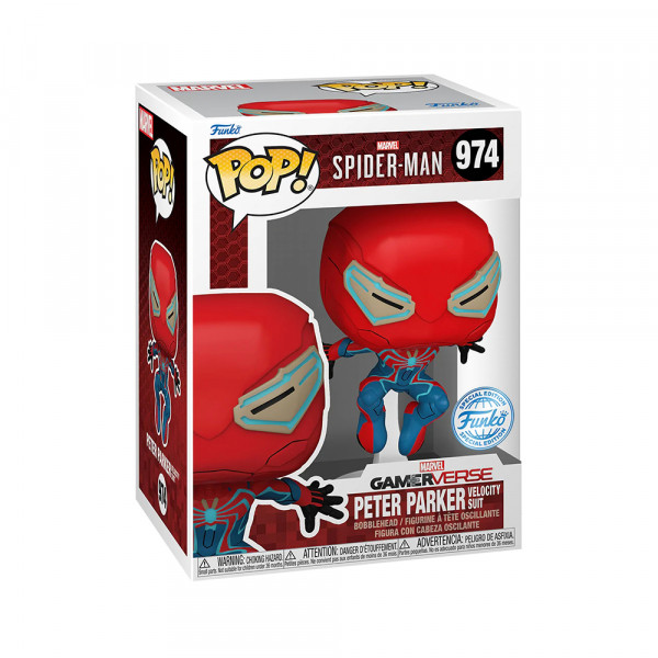 Funko POP! Marvel Spider-Man: Peter Parker Velocity Suit