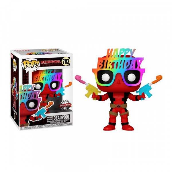 Funko POP! Marvel Deadpool: Birthday Glasses Deadpool