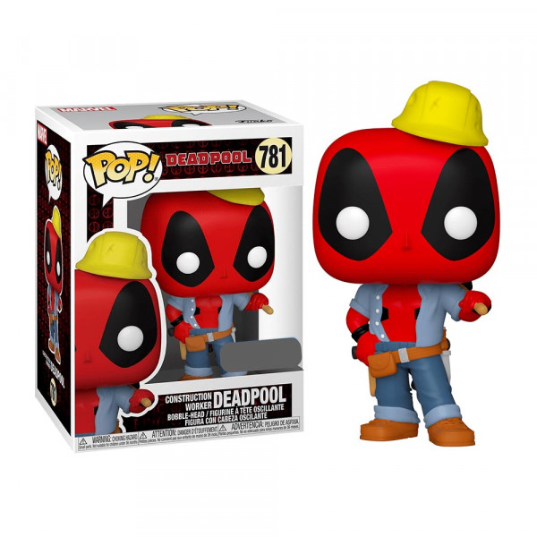 Funko POP! Marvel Deadpool: Construction Worker Deadpool