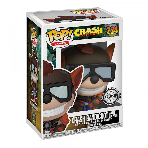 Funko Pop! Crash Bandicoot: Crash Bandicoot with Jet Pack