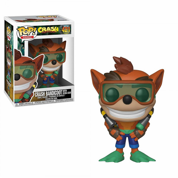 Funko Pop! Crash Bandicoot S2: Crash Bandicoot with Scuba Gear