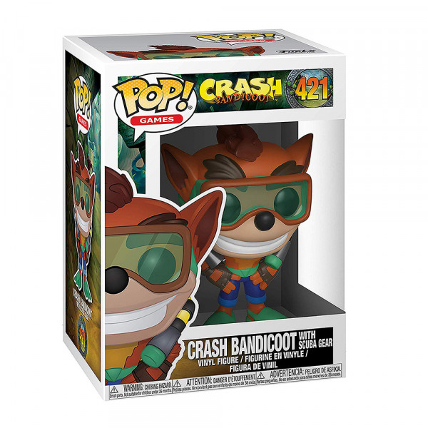 Funko Pop! Crash Bandicoot S2: Crash Bandicoot with Scuba Gear