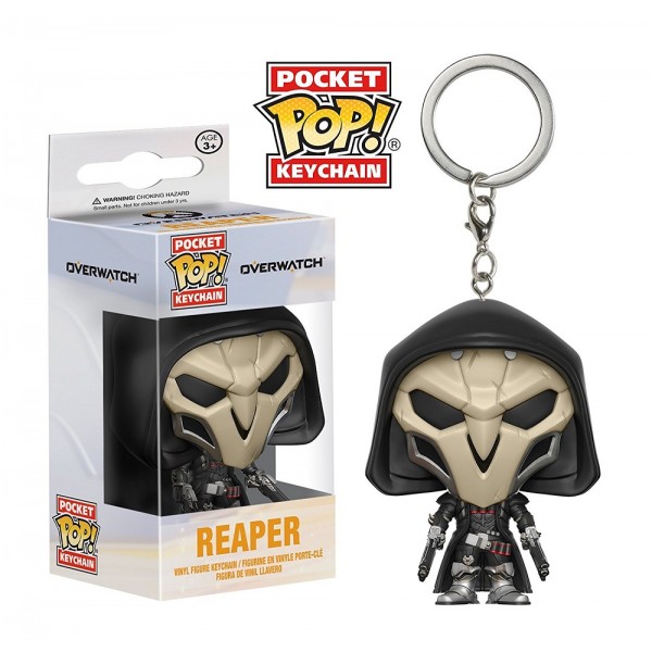 FUNKO POP Keychain Overwatch Reaper