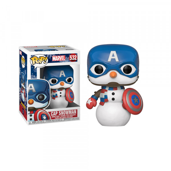 Funko POP! Marvel Holiday: Captain America