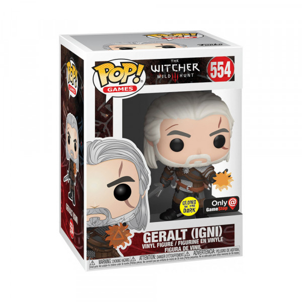 Funko POP! The Witcher: Geralt (IGNI) (Glows in the Dark)