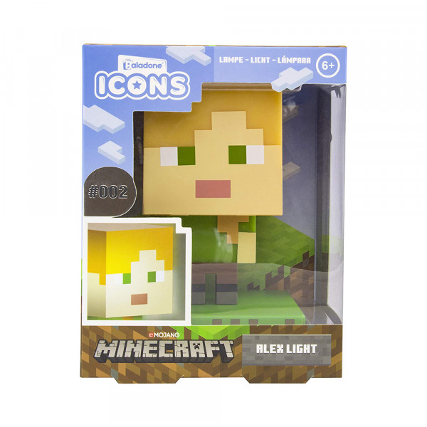 Paladone Icons Light Minecraft: Alex BDP