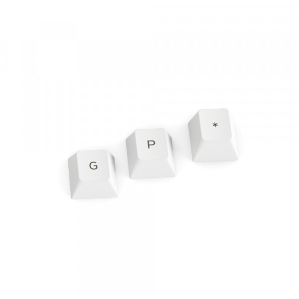 Glorious GPBT Keycaps Arctic White  