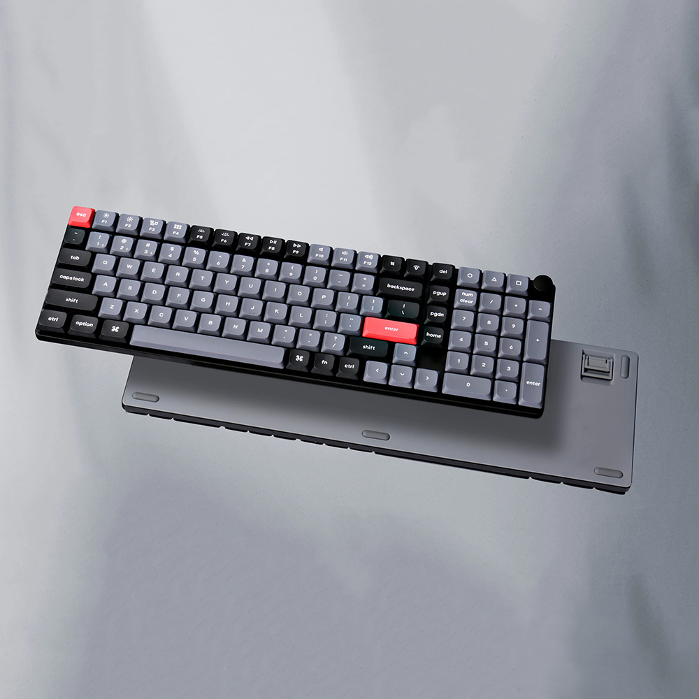 Keychron K17 Pro RGB Backlight Low Profile Gateron Mechanical  (Hot-Swappable) Blue Switch - Купить клавиатуру в Москве