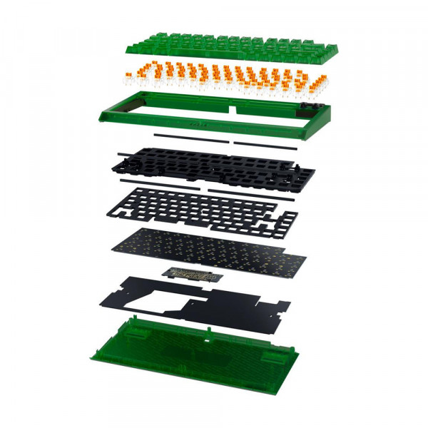 Razer BlackWidow V4 75% Phantom Green Edition (Razer Orange Switch)