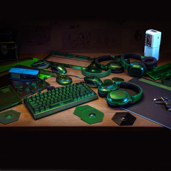 Razer BlackWidow V4 75% Phantom Green Edition (Razer Orange Switch)