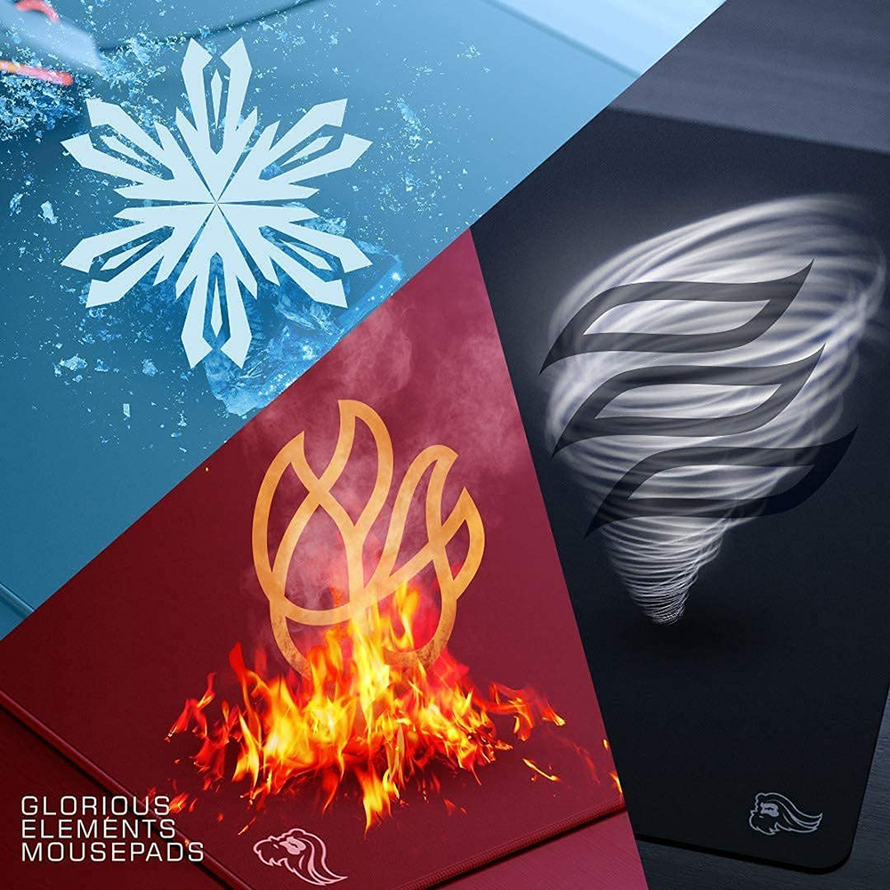 glorious elements fire mousepad