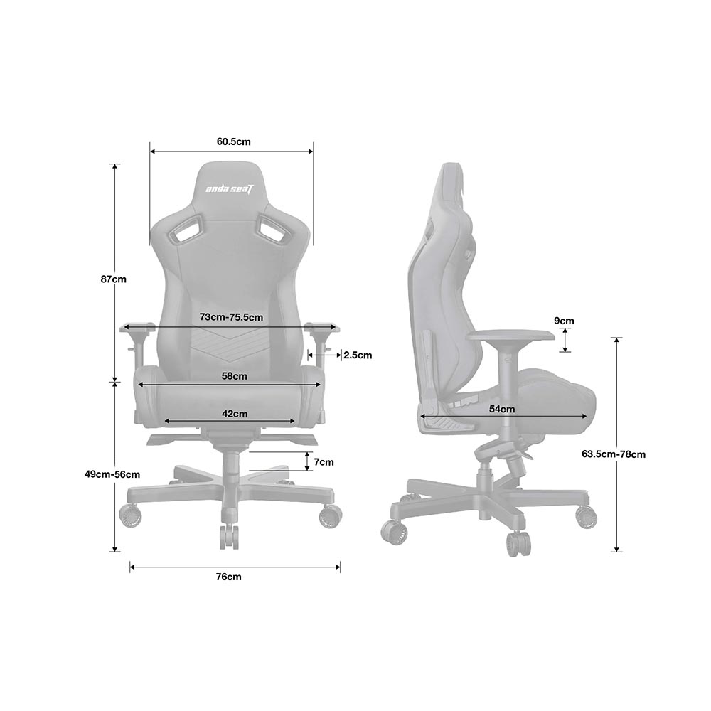 anda seat kaiser 2 gaming chairs