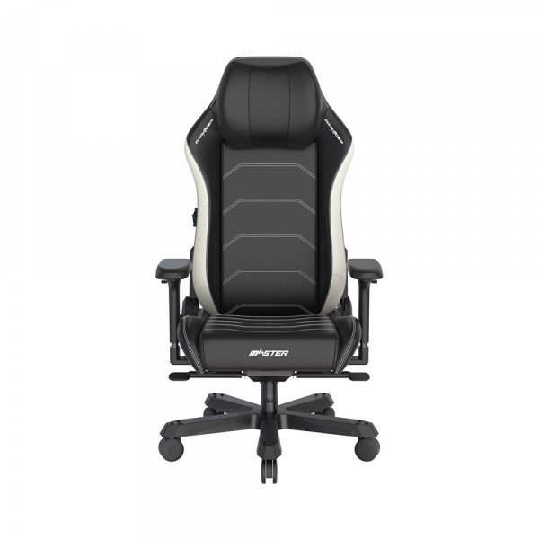 DXRacer Master Plus / XL Microfiber Leatherette Black White  