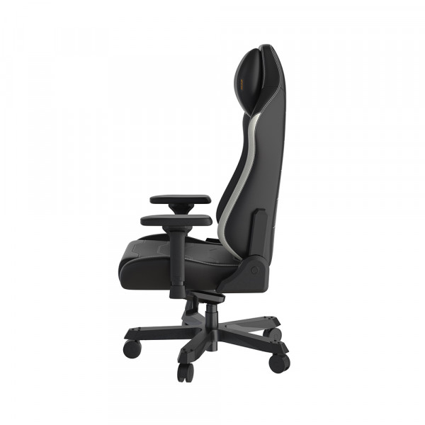 DXRacer Master Plus / XL Microfiber Leatherette Black White  