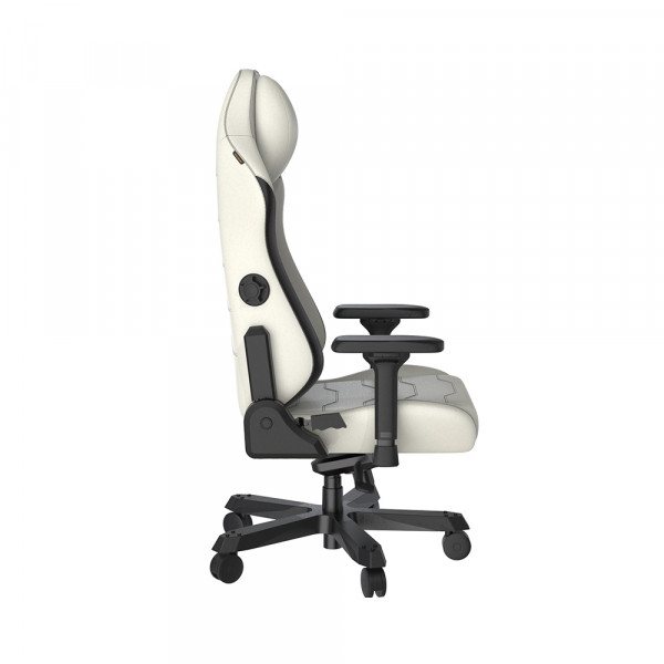 DXRacer Master Plus / XL Microfiber Leatherette White Black  