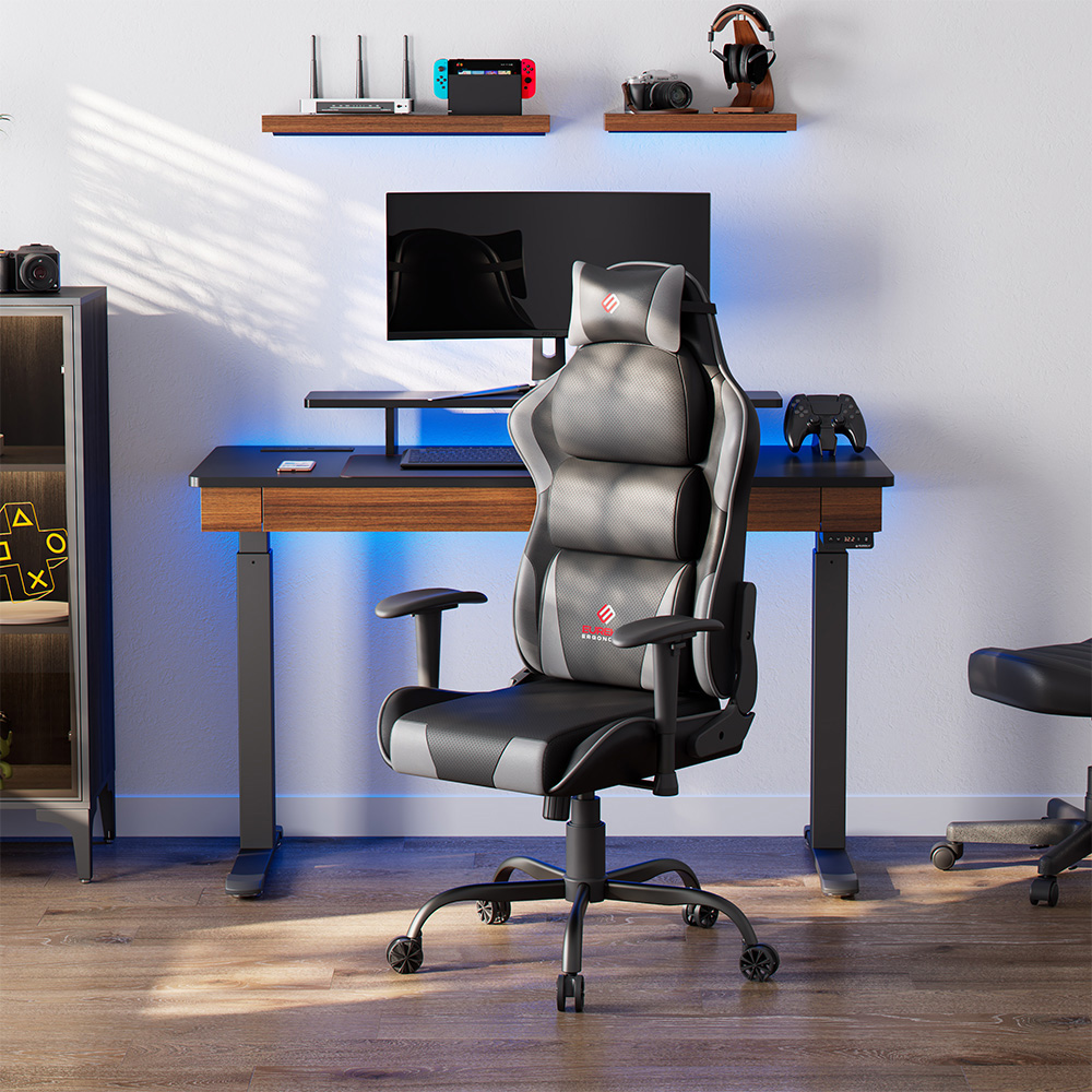 Hector, Ergonomic Chair, Grey