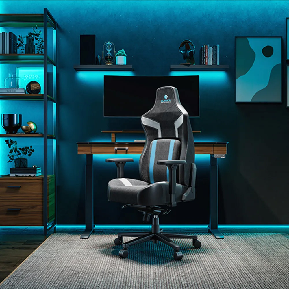 Eureka Ergonomic Python II Ergonomic Chair Black Blue - огромный выбор ...