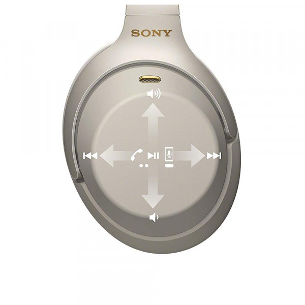 Sony WH-1000XM3 Noise Canceling Platinum Silver  