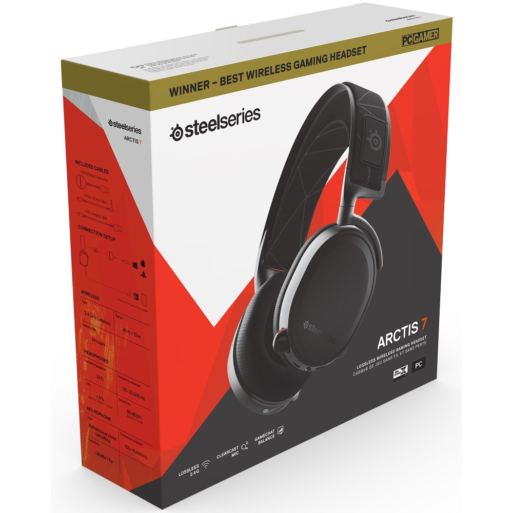 Steelseries arctis 7 wireless gaming headset 2019 edition sale