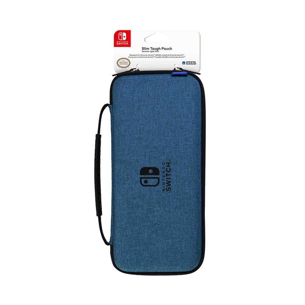 Hori Slim Tough Pouch for Nintendo Switch / Nintendo Switch - OLED Model  (Blue)