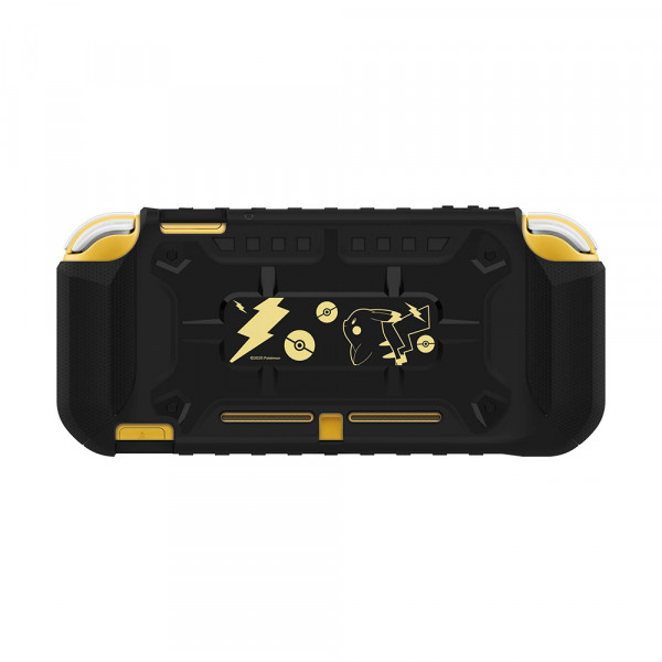 Hori Nintendo Switch Lite Hybrid System Armor Pokémon: Pikachu Black & Gold