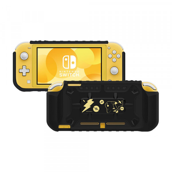 Hori Nintendo Switch Lite Hybrid System Armor Pokémon: Pikachu Black & Gold