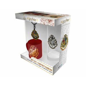 ABYstyle Pack (Glass + Keychain + Espresso mug) Harry Potter: Hogwarts