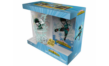 ABYstyle Pack (XXL glass + Pin + Pocket Notebook) My Hero Academia: Heroes