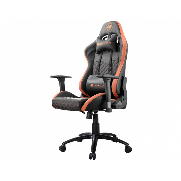 Cougar Rampart Black Orange - огромный выбор кресел! Киберспортивный магазин в Москве