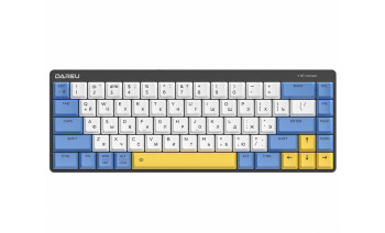 Dareu EK868 White-Blue-Yellow, Brown Switch