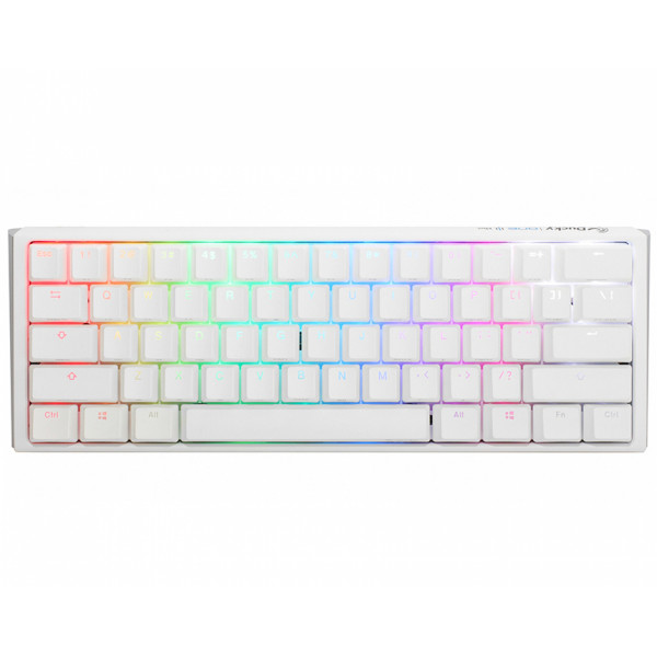 Ducky One 3 Mini RGB Pure White Cherry MX Silent Red Switch (RU Layout)  