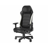 DXRacer Master Plus / XL Microfiber Leatherette Black White